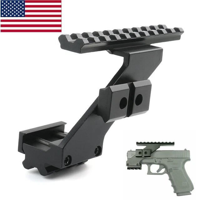 TACTICAL PISTOL HANDGUN Scope Mount with Weaver Rails for Red Dot Laser