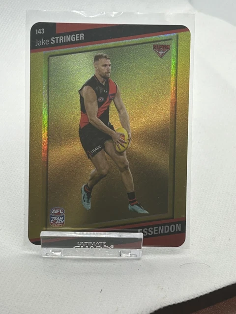 2024 AFL TEAMCOACH Essendon Gold Card Jake Stringer 143 $5.95 - PicClick AU