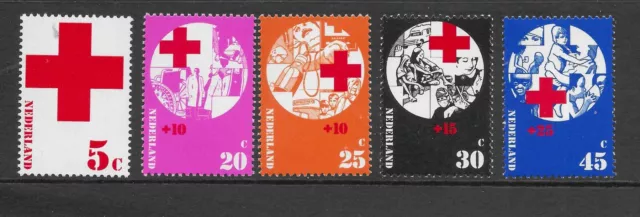 Netherlands 1972 - Red Cross Stamps - Red Cross Activities - MNH