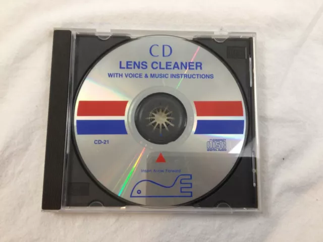 Omega Reinigungs CD CD Lens Cleaner With Voice & Music Instructions