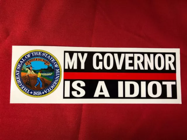 My Governor Is An Idiot Newyork' Sticker