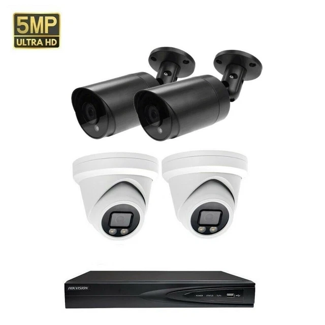 5MP mix Bullet VAI2055HKB + Dôme VAI2346HKW + Kit Enregistreur Hikvision 7604NI
