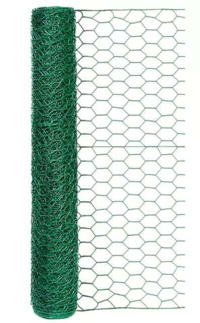 Origin Point 20-gauge 1-inch Green Vinyl Hex Netting 24inx25ft (100050568)