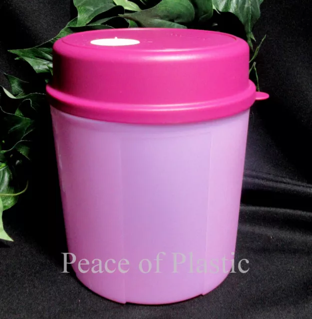 Tupperware NEW Freezer Smart Ice Cream Container Round Purple 8 Cup Dial on Seal