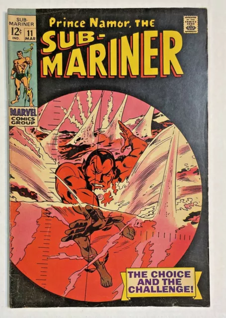 Submariner 11 F 1968 Marvel comics Periscope