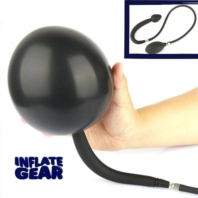 Plug Anal Gonflable En Silicone Noir - Sextoy Unisexe, Neuf