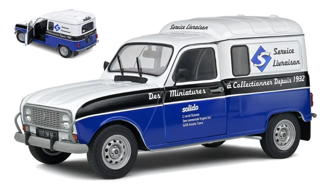 Solido RENAULT R4F4 SOLIDO 90th ANNIVERSARY EDITION 1:18