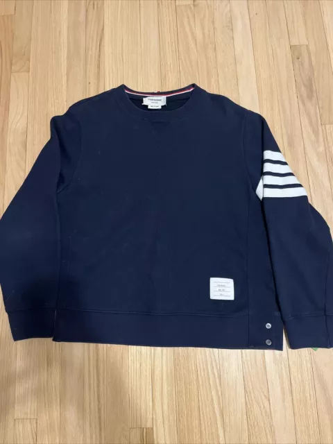 Thom Browne Sweatshirt Classic Loopback (Size 4) -- MSRP $650