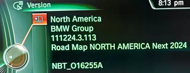 Genuine BMW North America Next 2024 MAP Navigation update + FSC Code