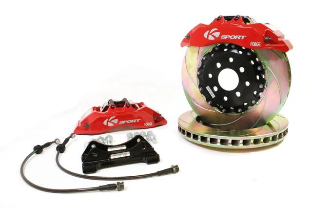Kit Freno Subaru BRZ 12+ KSport 330 Rotori Scanalati Anteriore Fissi Pinze Rotrici Rote