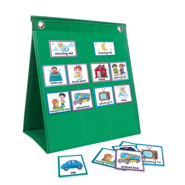 VISUAL SCHEDULE FOR Kids Learning Materials Routine Cards Kids Visual ...