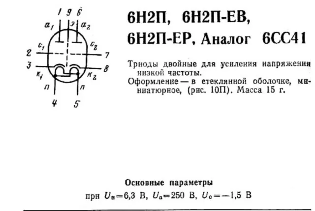 6N2P-EV / 6N2PEV / 6Н2П-ЕВ RUS ECC83 / 12AX7 grado militar Lote de 2 piezas 2