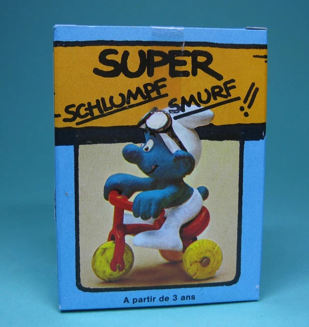 SCHLEICH 80’S VINTAGE Lot 10 Schtroumpfs Smurfs Benjamin Franklin