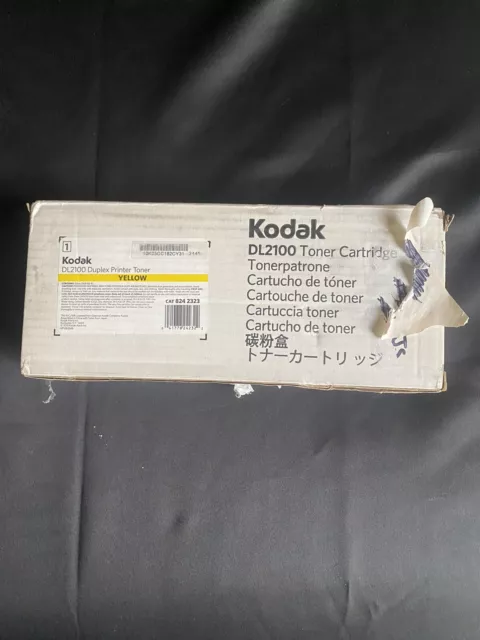 KODAK DL2200/DL2100 DUPLEX PRINTER TONER CARTRIDGE *YELLOW* SEALED *Damaged Box*