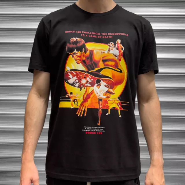 Bruce Lee Classic Game Of Death Movie Poster Style T Shirt (S-3XL) Vintage Retro