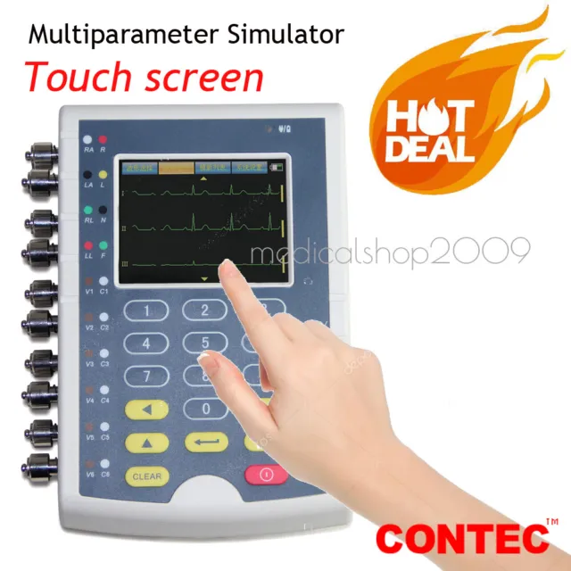 Touch screen Multi-parameter Patient Simulator ECG Simulator MS400 FDA