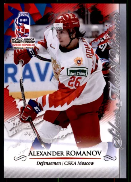 2020-21 By Card Iihf World Junior Championship Alexander Romanov Rookie Team