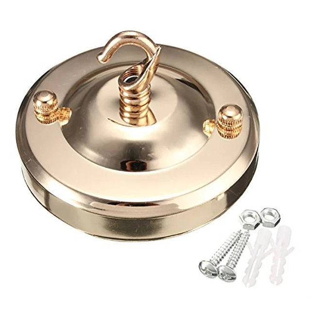 1-4X Vintage Ceiling Rose Hook Plate Light Fitting Chandelier Pendant Lamp Parts