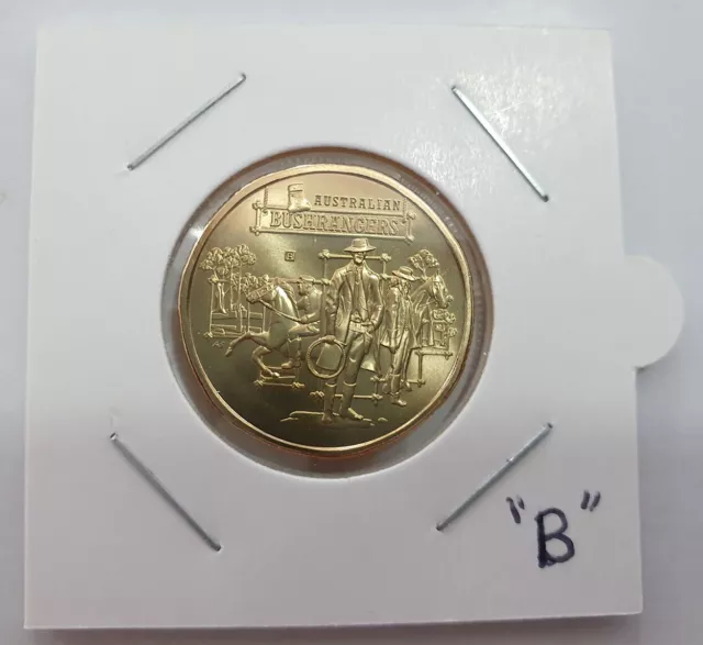 2019 Australian $1 One Dollar Coin Bushrangers B Mintmark BRISBANE💥2X2 - UNC💥