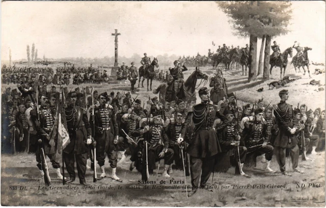 CPA AK Grenadiers de la Garde - Le Matin de Rezonville SALON DE PARIS (1356297)