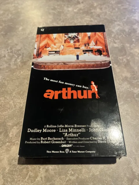 Arthur VHS Dudley Moore Liza Minnelli Comedy Video 1981 Excellent Older Box Art
