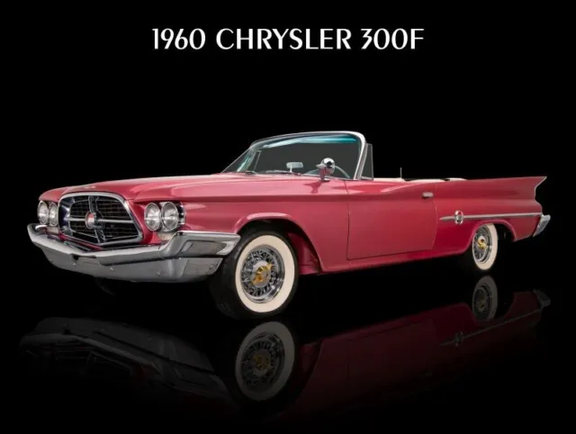 1960 Chrysler 300F New Metal Sign: 12x16" Lg. Size & Free Shipping