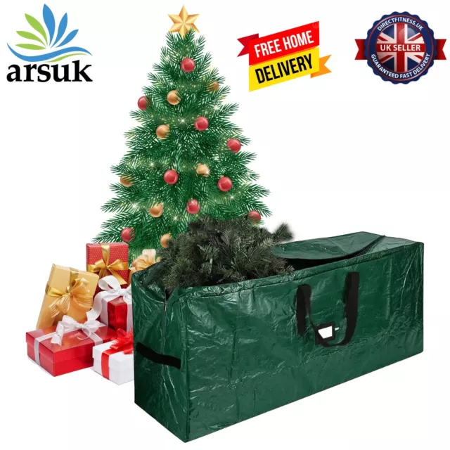 Large Xmas Decorations Tree Storage Zip Bag Heavy Duty Artificial Sack Holder