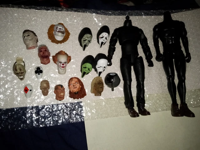 NECA,MEZCO,Fortnite + HEADS BODIES - Halloween Scream Pennywise Parts Lot As Is