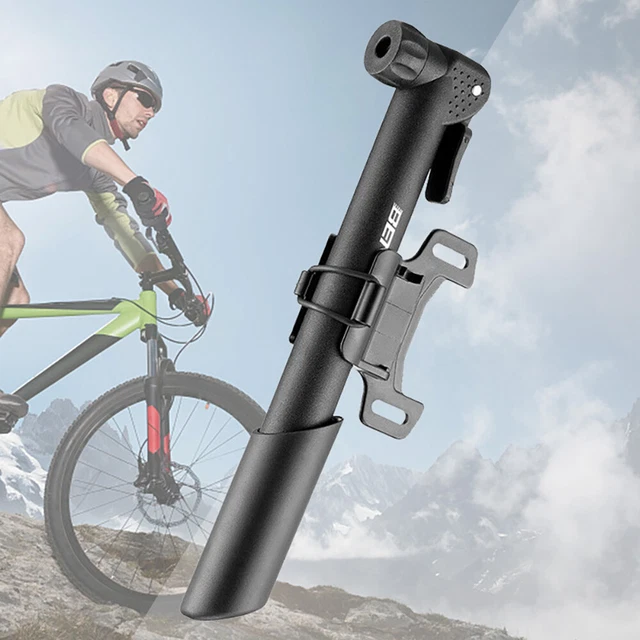 Mini Bike Pump 80PSI Hand Air Pump with Bracket for Football Basketball Bicycle