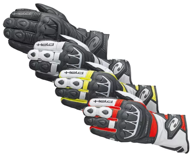 Held Evo Thrux 2 Motorradhandschuhe Sport Racing Sommer Echtleder Handschuhe