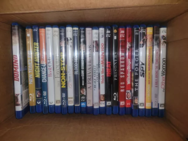 blue ray dvds lot
