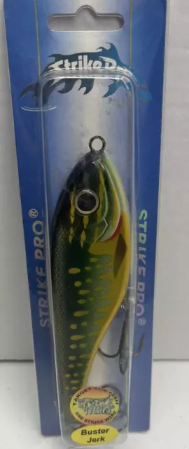 Strike Pro Buster Jerk EG-048 C30 Pike 6", 2-11/16oz Fishing Lure Loc#M10A Strike Pro Buster Jerk EG-048 C30 Pike 6", 2-11/16oz Fishing Lure Loc#M10A