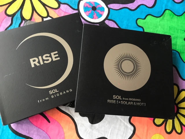 SOL - TAEYANG - Bigbang 💘 Rise + Solar + Hot * Box Japan limited