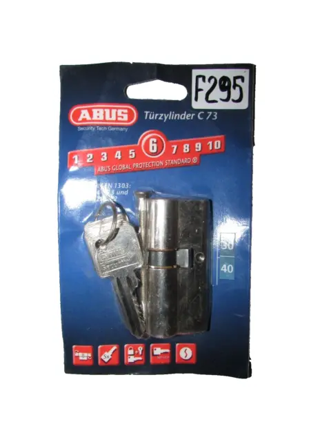 ABUS C 73 N  Türzylinder 30-40 mm,SB  5 Schlüssel  Profil-Zylinder (F295)