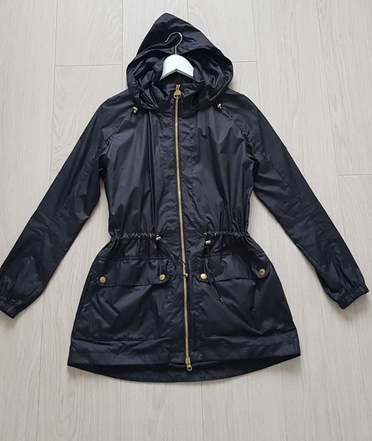 Barbour Womens Meribel Light Weight Jacket Coat Colour Black Size UK 10