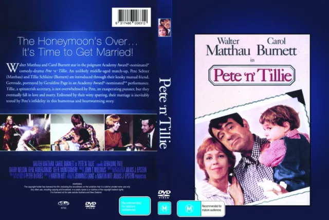 Pete "n" Tillie DVD Walter Matthau Brand New and Sealed Australian Release