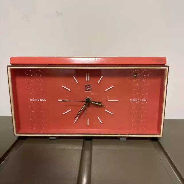 Vtg Intermatic Time Minder Mid Century Retro Kitchen Clock Timer