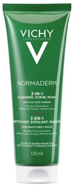 Vichy Normaderm Cleanser 3 In 1 125 ml