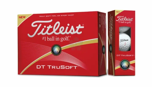 12 TITLEIST "DT TRUSOFT" - Golf Balls - "A" Grade