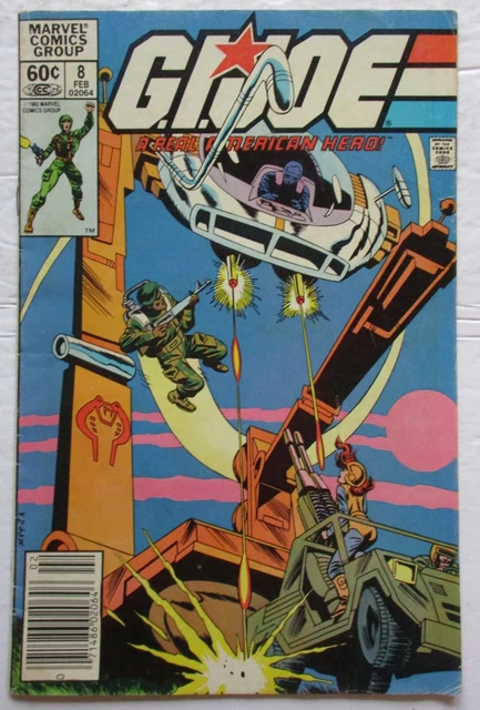 GI Joe, A Real American Hero #8 Bronze Age Marvel Comic Book 1983 VG/FN