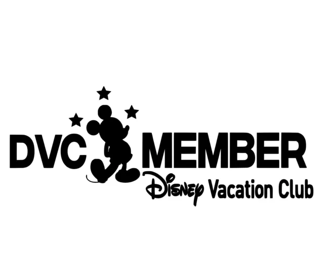 Disney Vacation Club  Decal Mickey DVC Disney World U PICK COLOR