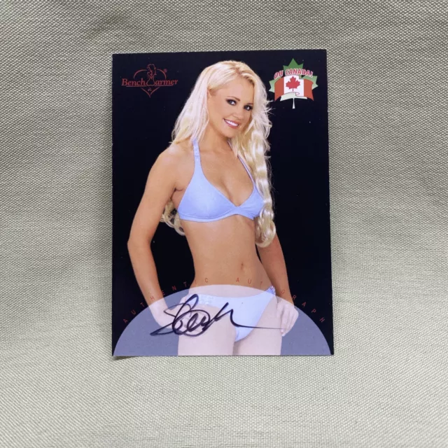 2003 BENCH WARMER SERIES 2 CANADIAN Stacy Fuson AUTOGRAPH Signed Card #2🔥