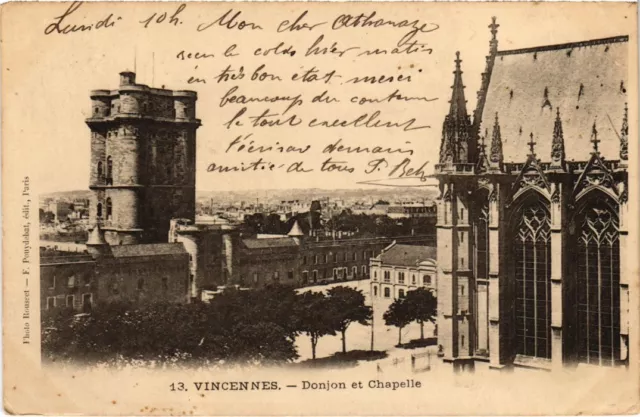 CPA Vincennes Donjon et Chapelle (1347072)