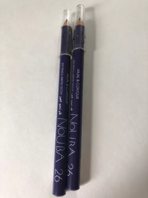 Nouba Kajal Contour Eye Pencil 26 New Old Stock 2 Pieces Some Cracking On Caps Nouba Kajal Contour Eye Pencil 26 New Old Stock 2 Pieces Some Cracking On Caps