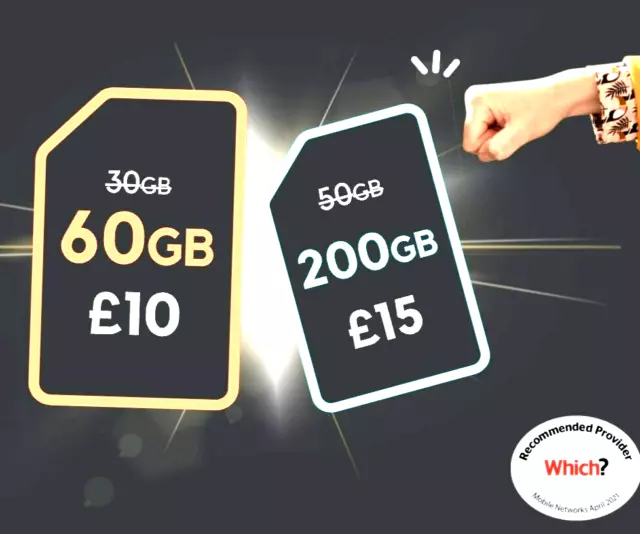 New Latest Offer Smarty Uk Simcard 60Gb For £10 Include Unlimited Calls & Text
