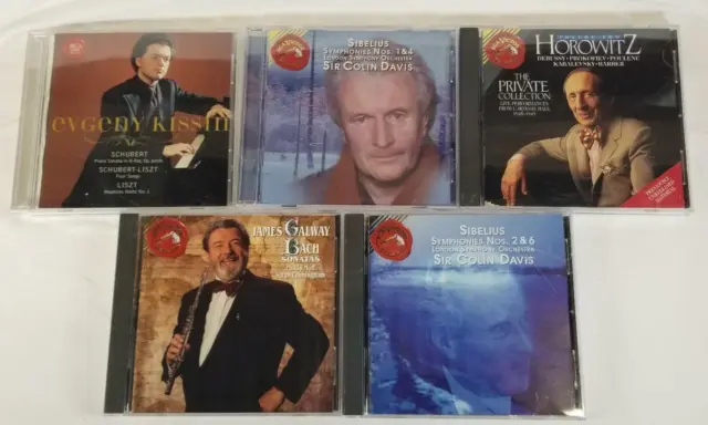 RCA Victor Red Seal Music CD Lot of 5 Evgeny Kissin Horowitz Colin Davis Galway