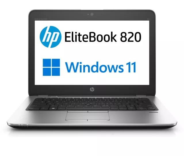 HP Elitebook 820 G3 12.5" Laptop Intel Core i5, 512GB, 8GB, USB-C Windows 11 Pro