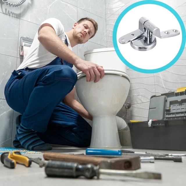 Set Di 8 Rondelle E Dadi Di Fissaggio Per Sedile WC – Filettatura M6 – Ricambio Universale Per Copriwater In Plastica E Acciaio Inox - 2