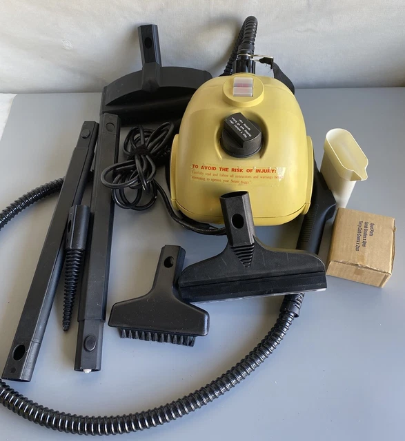 STEAM CLEANER EK8005 Buggy Indoor/Outdoor Steam Cleaner w/ Attachments