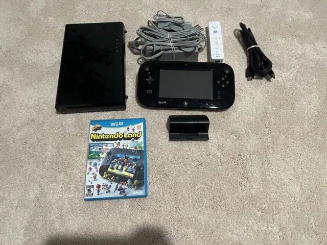 Refurbished: Wii U 32GB Deluxe Console With Gamepad Nintendo Land The  Legend Of Zelda: The Wind Waker 